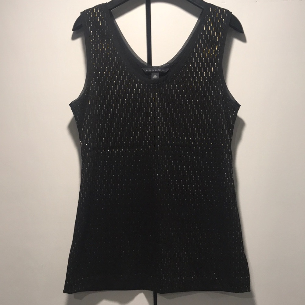 Black and gold Banana Republic tank - XS